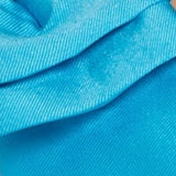 Abel & Lula Abito Tinta Unita Giromanica per Bambina 5020 AZZURRO ABEL & LULA 