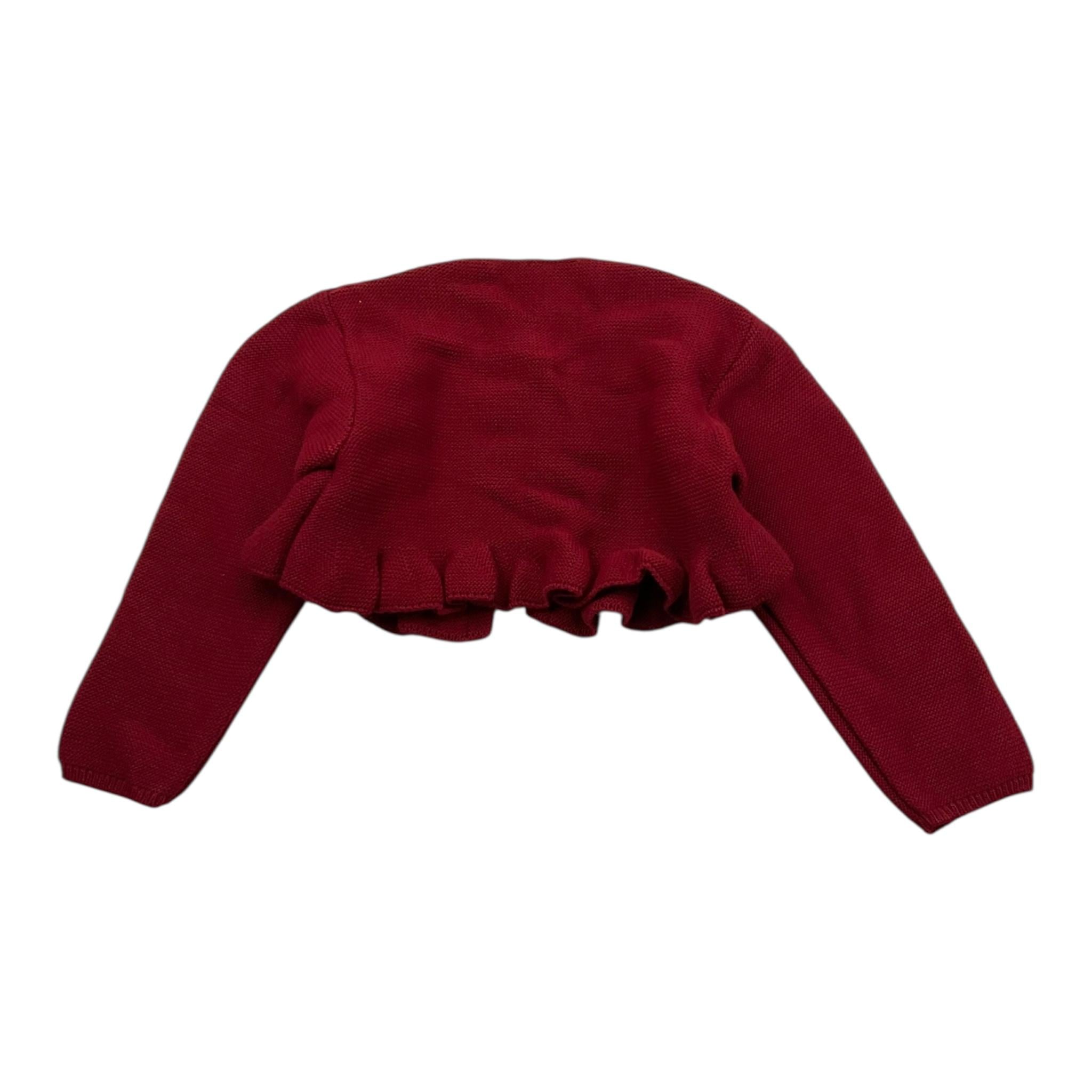 VALENTINA BEBES coprispalle tinta unita con bottoni Bordeaux per Bambina HOW60 BORDEAUX VALENTINA BEBES 