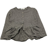 LALALU' cardigan tinta unita Bianco/nero per Neonata MFL170NB BIANCO/NERO LALALU' 