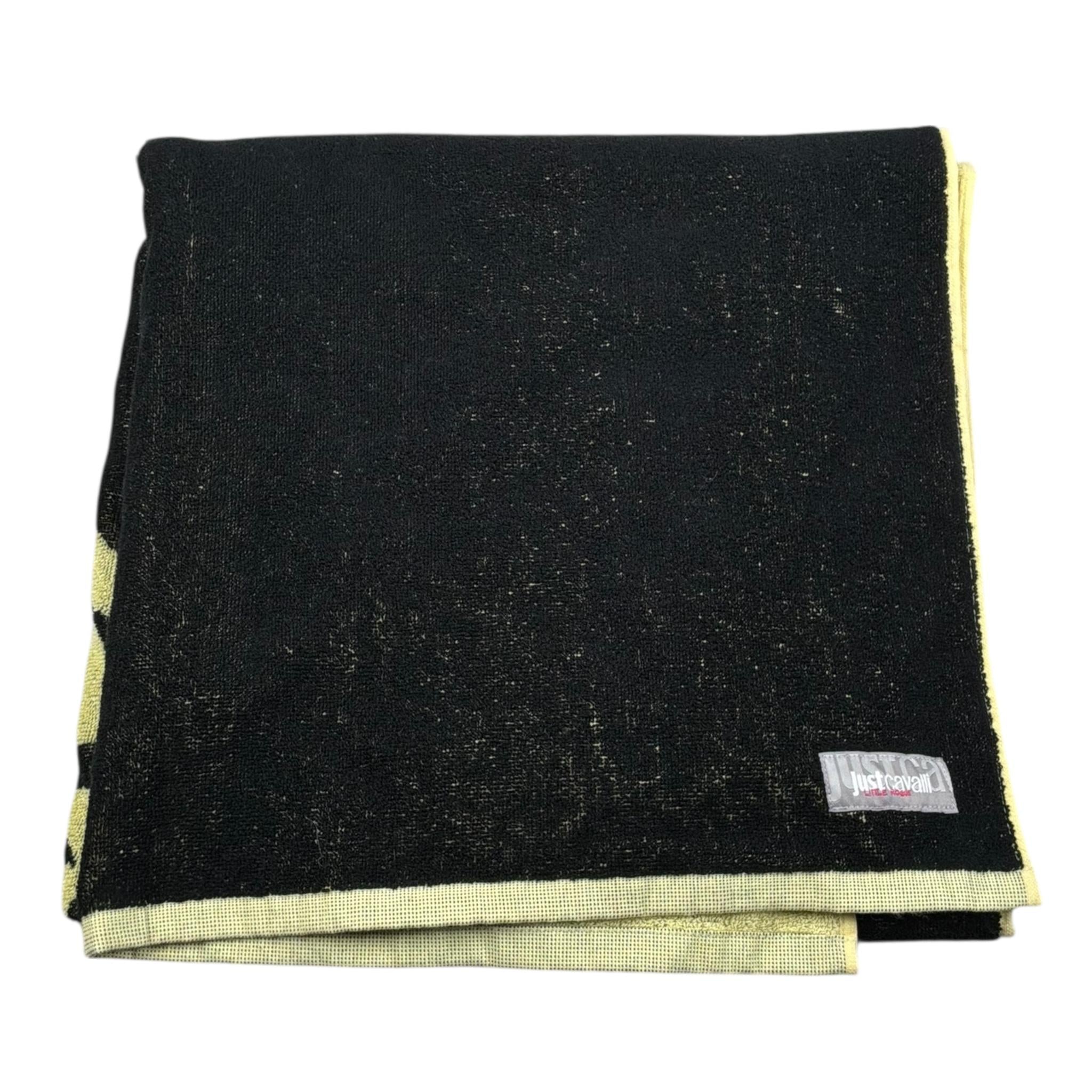 Just Cavalli Telo Mare Bicolore con Logo per Bambina JGP2626TM NERO JUST CAVALLI 