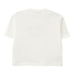 Iceberg T-Shirt Girocollo Tinta Unita con Stampa per Bambina TSICE5150J BIANCO ICEBERG 