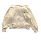 BARROW KIDS felpa tinta unita con cappuccio e stampa Beige per Bambina F4BKJGHS143 BEIGE BARROW KIDS 