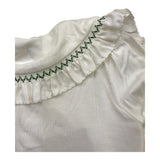 LA STUPENDERIA shirt tinta unita con colletto Bianco per Neonata TJMG42X BIANCO LA STUPENDERIA 