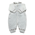 Marlu' Tutina Manica Lunga Tinta Unita per Neonato EP5810 PANNA MARLU' 