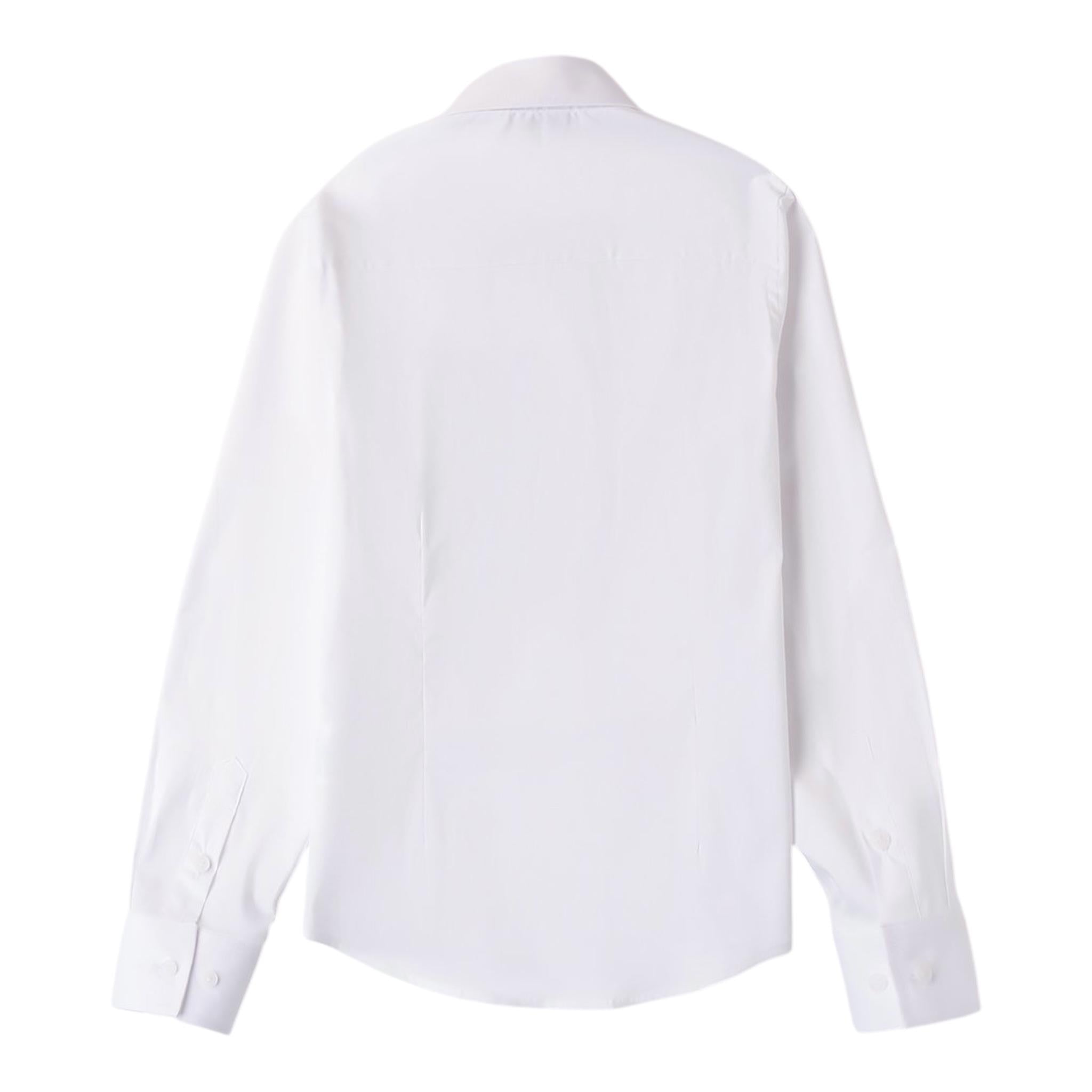 Sarabanda Camicia Tinta Unita Manica Lunga per Bambino 0B655 BIANCO SARABANDA 