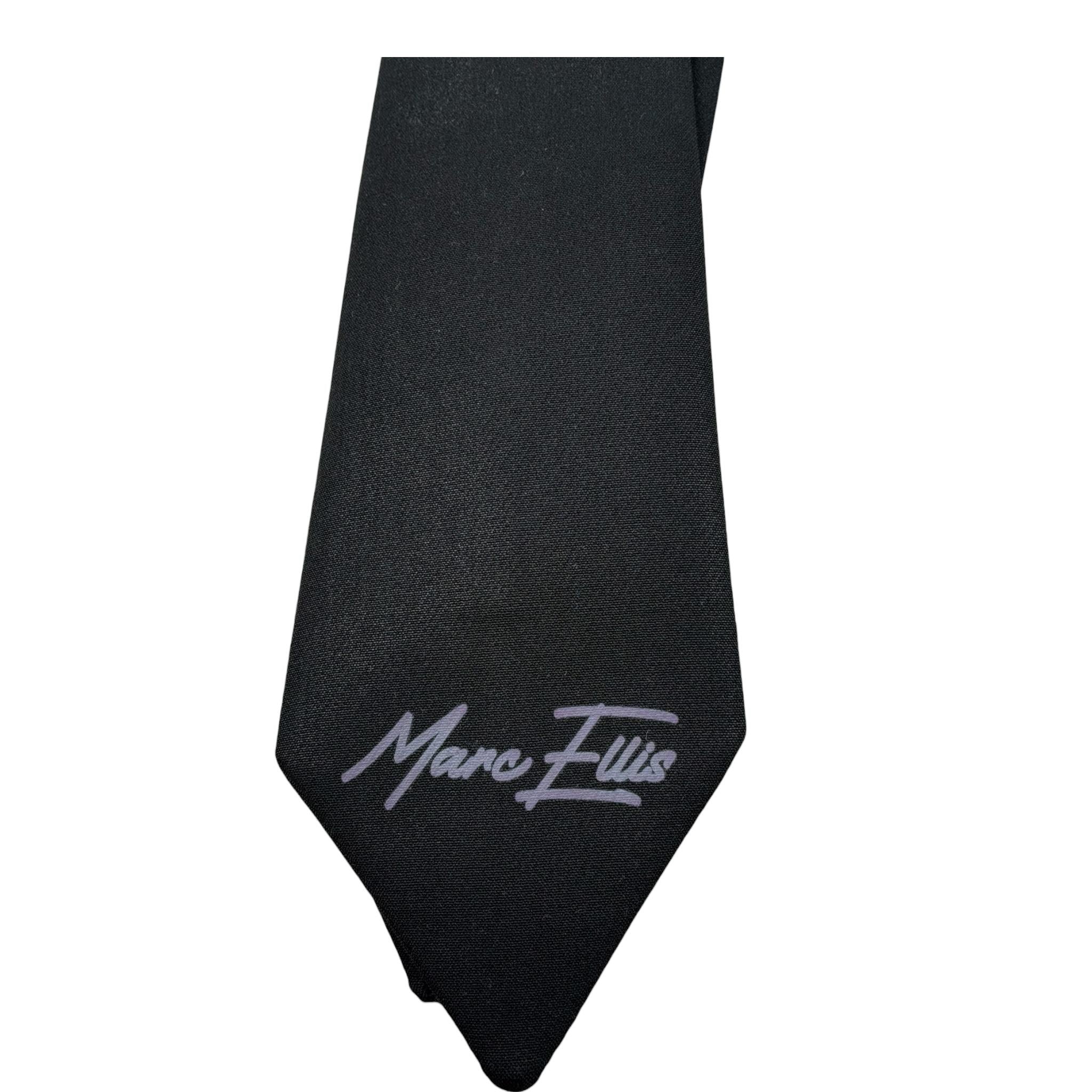 Marc Ellis Cravatta Tinta Unita con Logo per Bambina JMJAC01178X NERO MARC ELLIS 