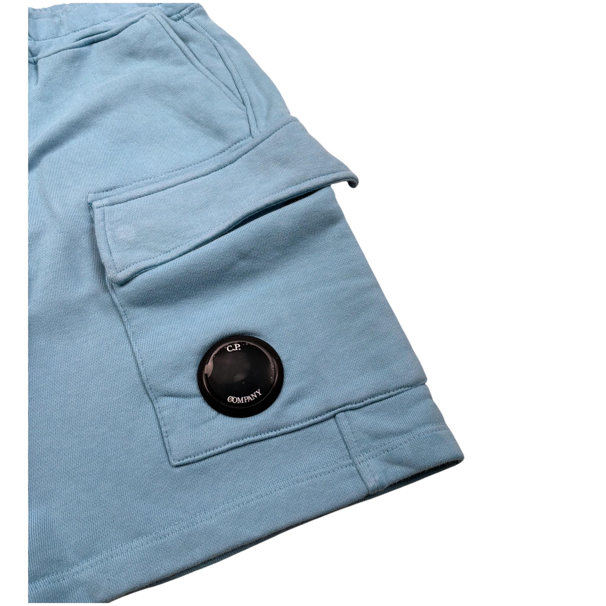 C.P. Company Bermuda Tuta tinta unita Azzurro per Bambino CUQ002 AZZURRO C.P. COMPANY 