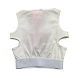 Suns  Top Tinta Unita con Elastico per Bambina CNS5102D BIANCO SUNS 