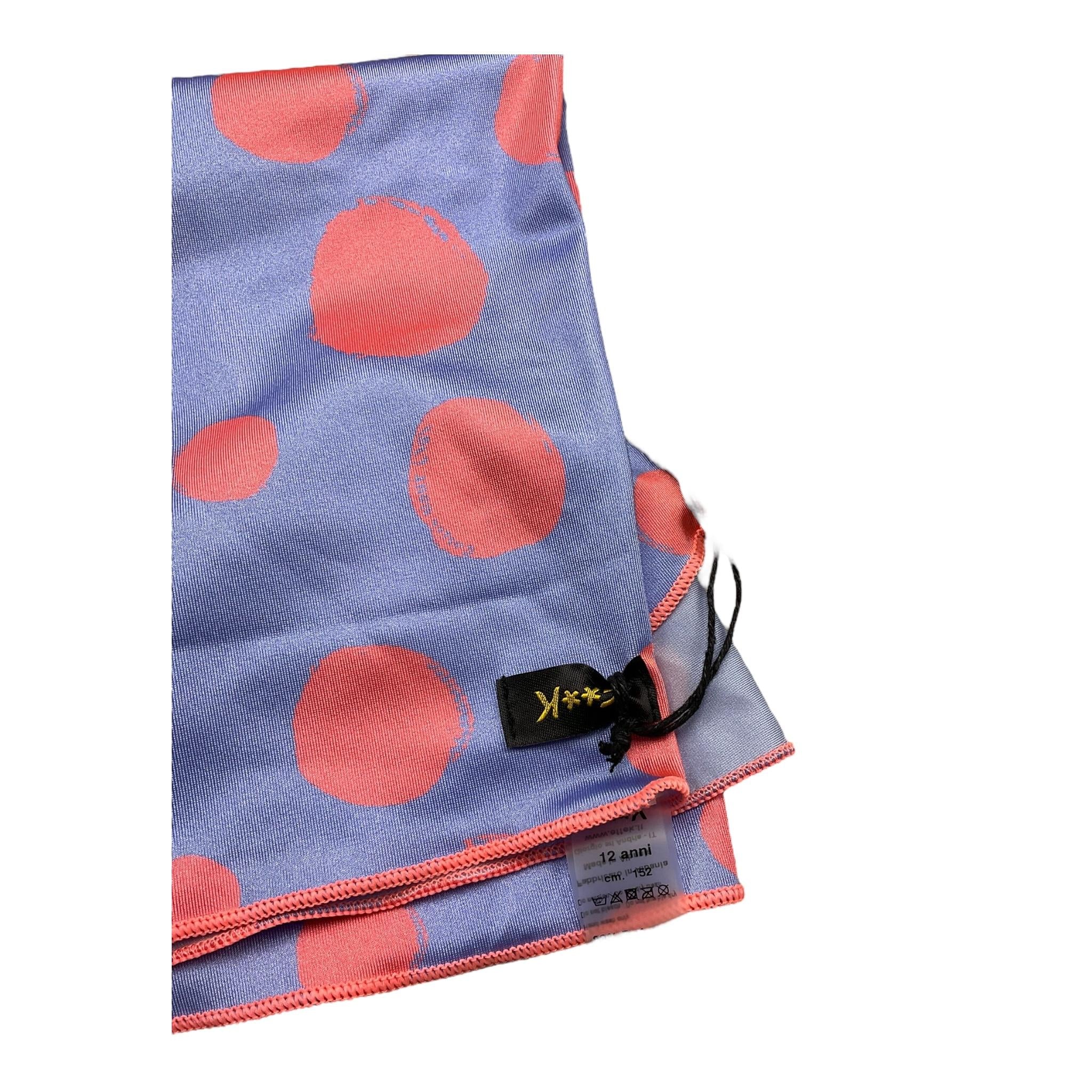 F**K Pareo Tinta Unita con Fantasia Pois per Bambina FJ241608X22 LILLA F**K 