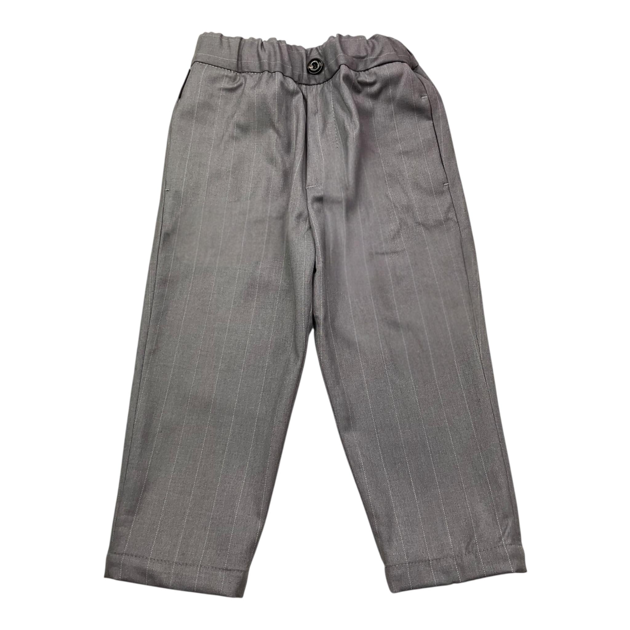 MICHAEL COAL pantalone inta unita con fantasia a righe Grigio per Neonato LITADA7147F24N GRIGIO MICHAEL COAL 