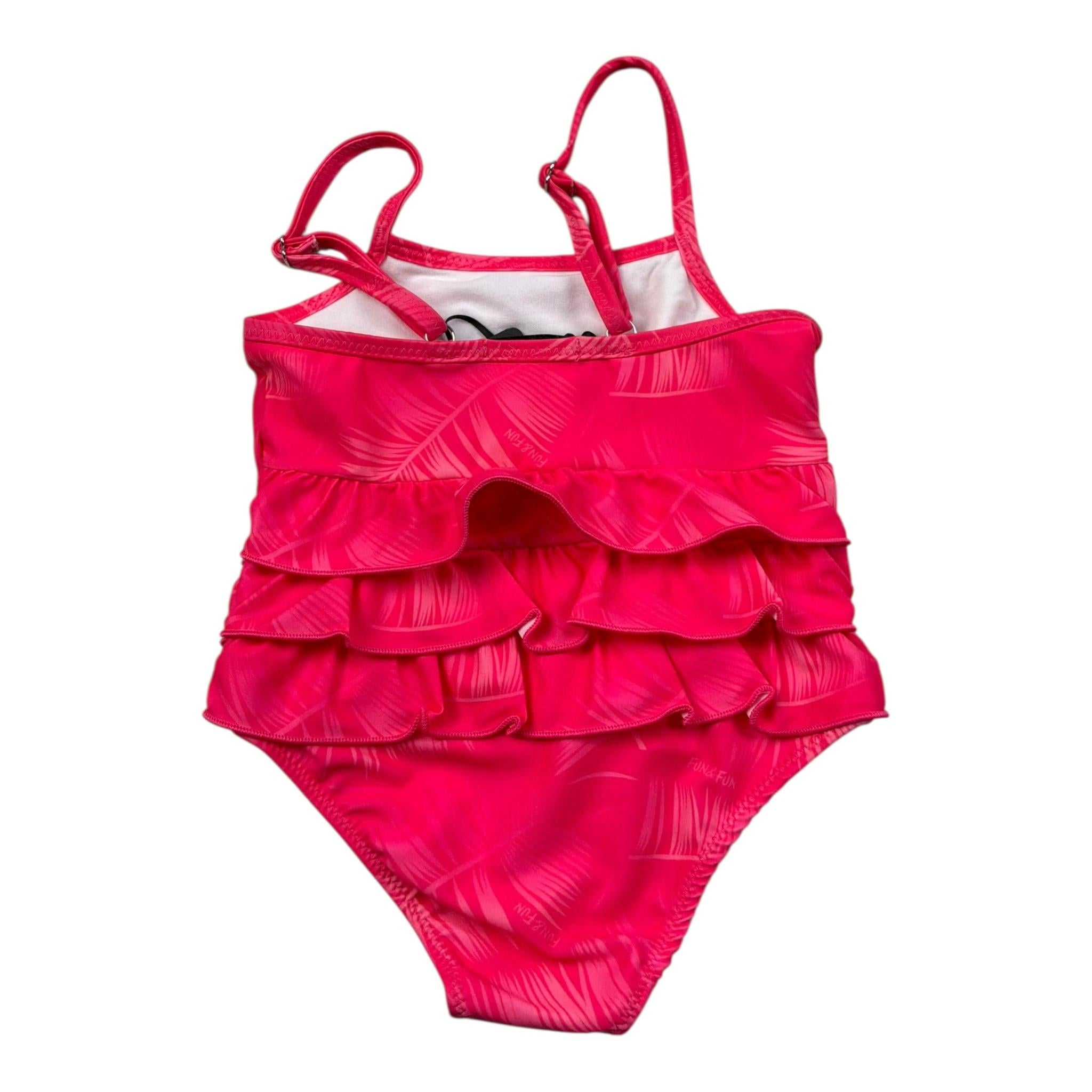 Fun & Fun Costume Intero Tinta Unita per Bambina FNBBW17435 FUXIA FUN & FUN 