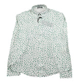 Daniele Alessandrini Camicia Manica Lunga Tinta Unita Stampa Fantasia per Bambino 1235C1253 BIANCO DANIELE ALESSANDRINI 