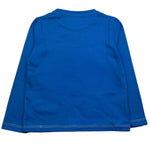 GUESS shirt girocollo tinta unita con stampa Cobalto per Neonato N4YI01K8HM4XXXXX COBALTO GUESS 