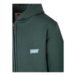 LEVIS felpa con zip e cappuccio tinta unita Verde per Bambino 9EL158 VERDE LEVIS 
