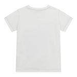 Guess T-Shirt Girocollo Tinta Unita con Stampa per Neonato N5RI27K8HM4 BIANCO GUESS 