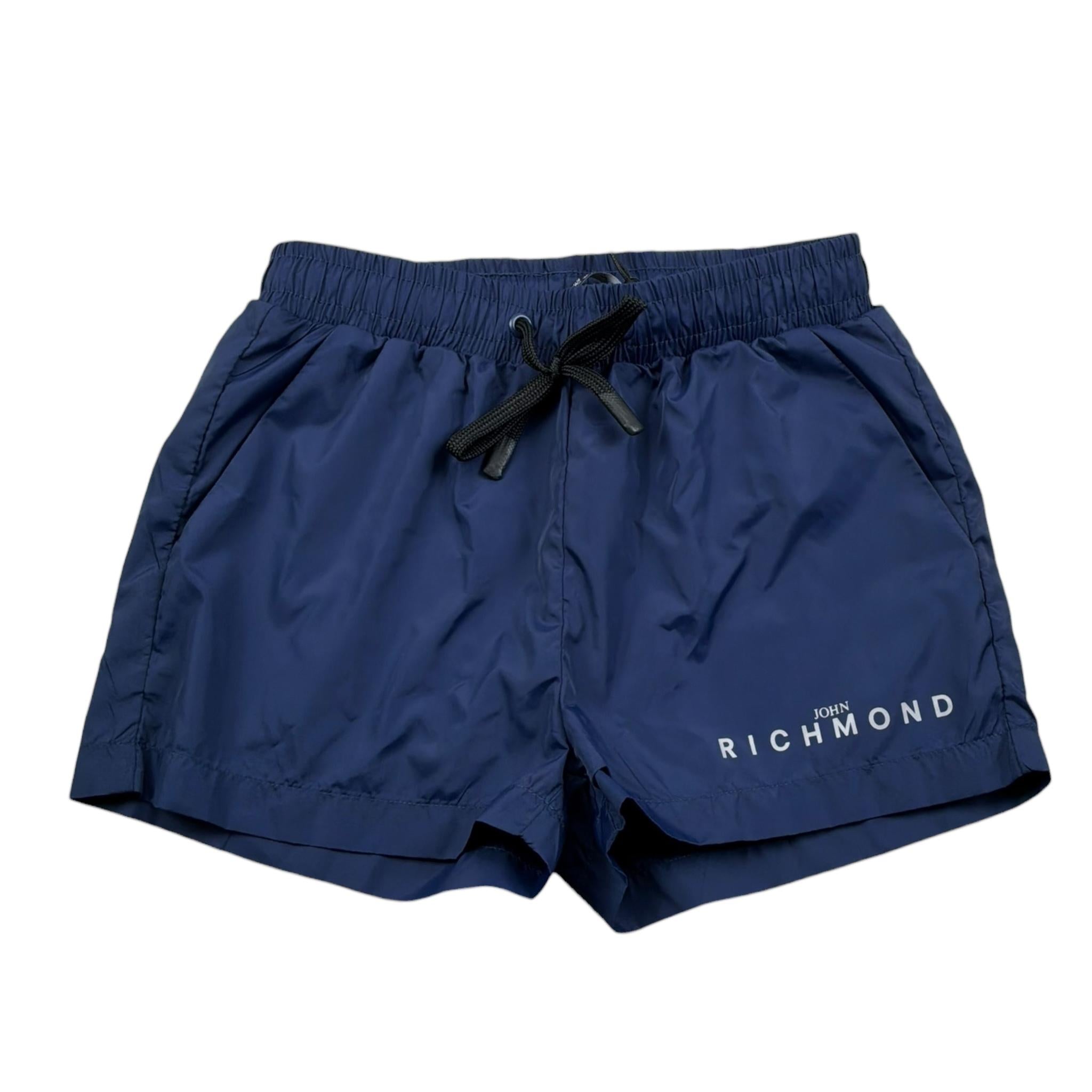 John Richmond Costume Tinta Unita con Logo per Bambino RBP26024CO BLU JOHN RICHMOND 