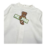 Moschino set Tutina Manica Lunga Tinta Unita con Logo-bavetta per Neonato MOY05L PANNA MOSCHINO 