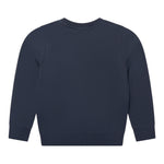 TIMBERLAND felpa chiusa girocollo tinta unita con logo Blu per Bambino T25U55 BLU TIMBERLAND 