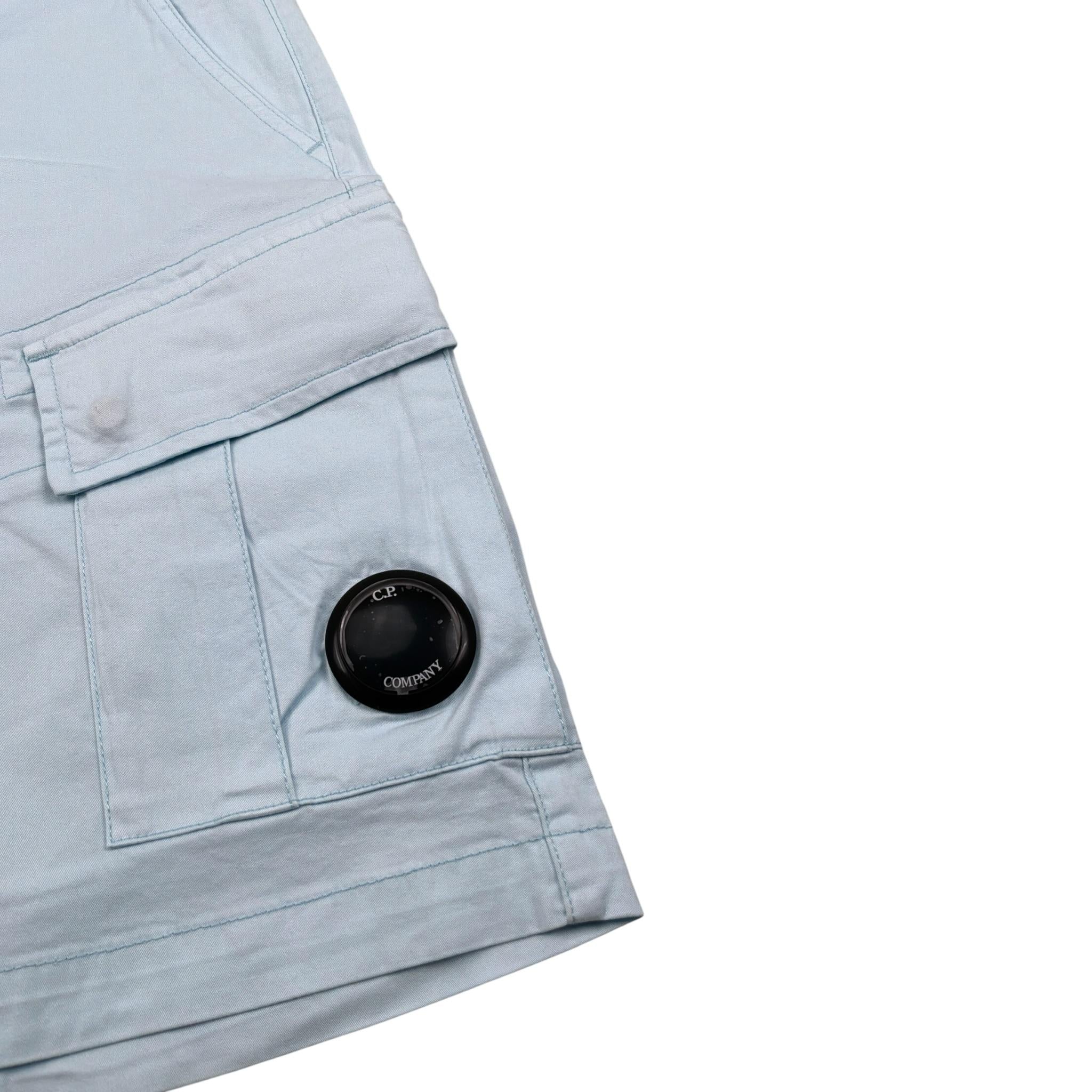 C.P. Company Bermuda tinta unita Coon Girovita Regolabile Azzurro per Bambino CUQ005 AZZURRO C.P. COMPANY 