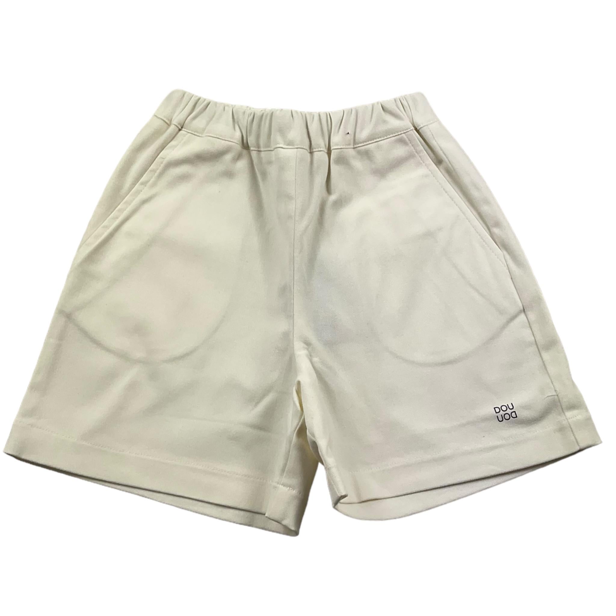 Dondup Bermuda Tinta Unita Con Elastico In Vita Panna Per Bambino DU6Q79 PANNA DOU DOU 