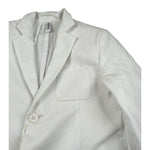 John Richmond Giacca Tinta Unita Monopetto per Bambino SVJJK17188 BIANCO JOHN RICHMOND 