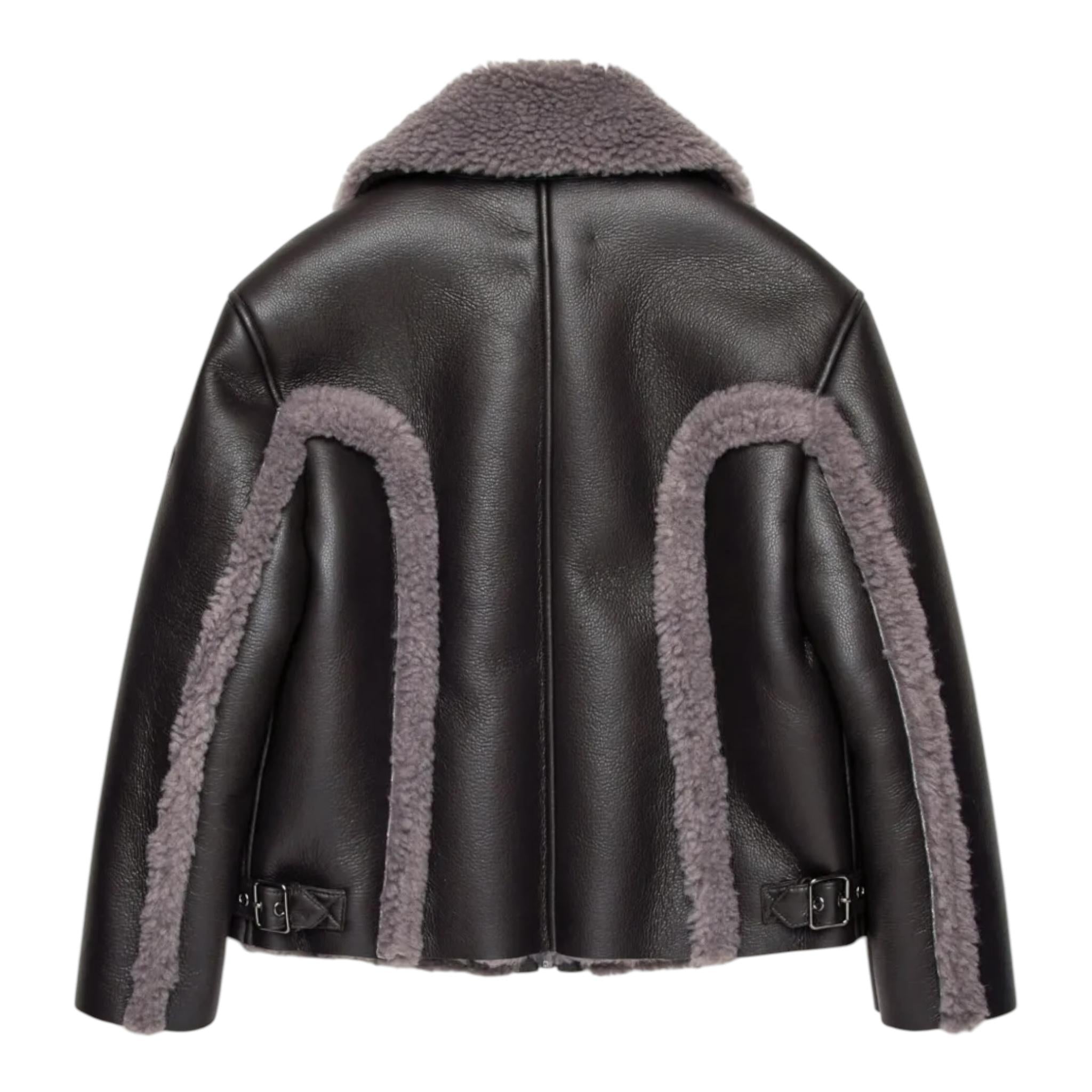 DIESEL giubbino tinta unita con pelliccia in ecopelle Marrone per Bambino J02071 MARRONE DIESEL 