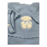 VALENTINA BEBES completo 3 pezzi maglia-ghettina-cappello Azzurro per Neonato MEK45 AZZURRO VALENTINA BEBES 