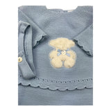VALENTINA BEBES completo 3 pezzi maglia-ghettina-cappello Azzurro per Neonato MEK45 AZZURRO VALENTINA BEBES 