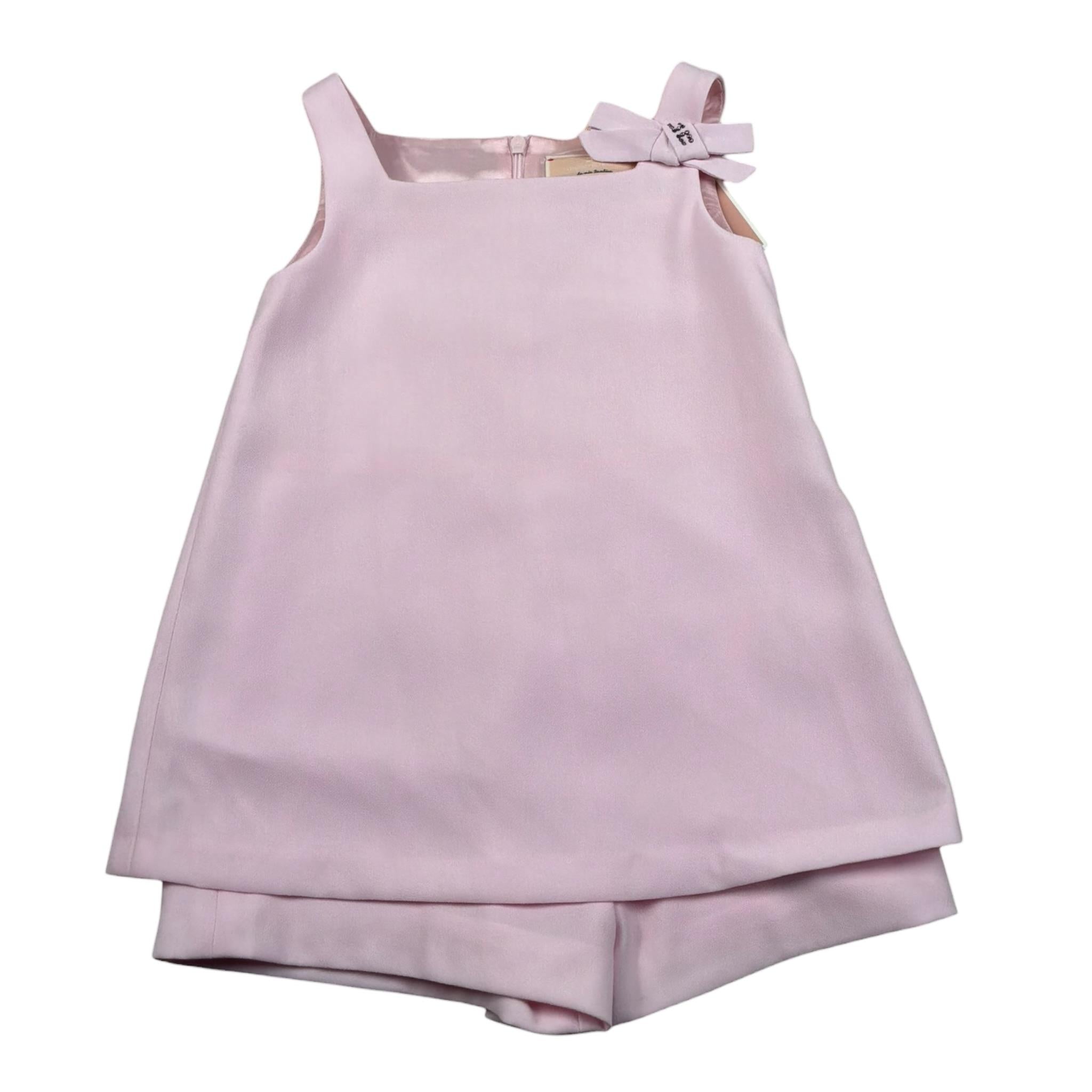 Elisabetta Franchi Tuta Intera Corta Tinta Unita  per Bambina EFTA101XX ROSA ELISABETTA FRANCHI 