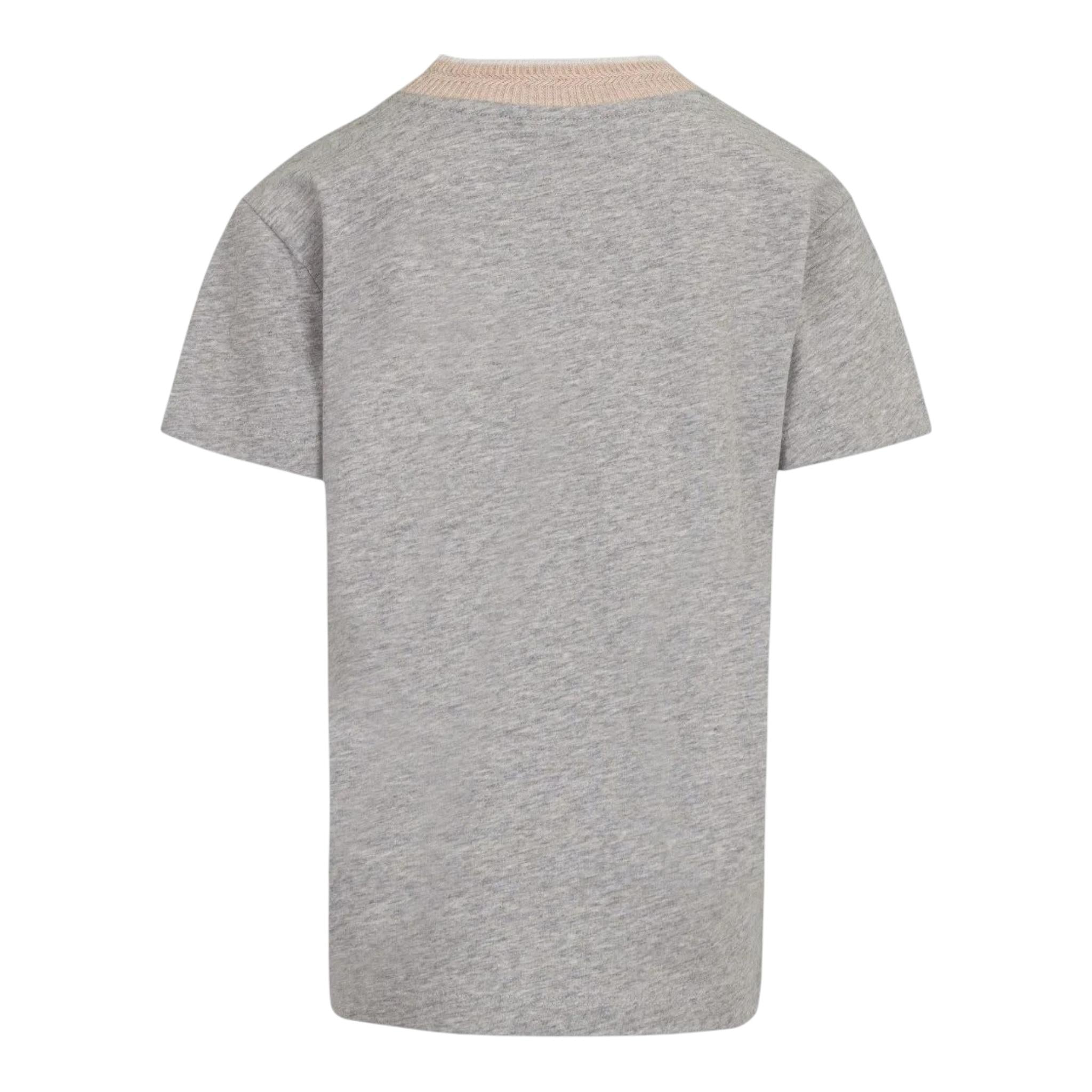 Eleventy T-Shirt Girocollo Tinta Unita per Bambino EW8P01 GRIGIO ELEVENTY 
