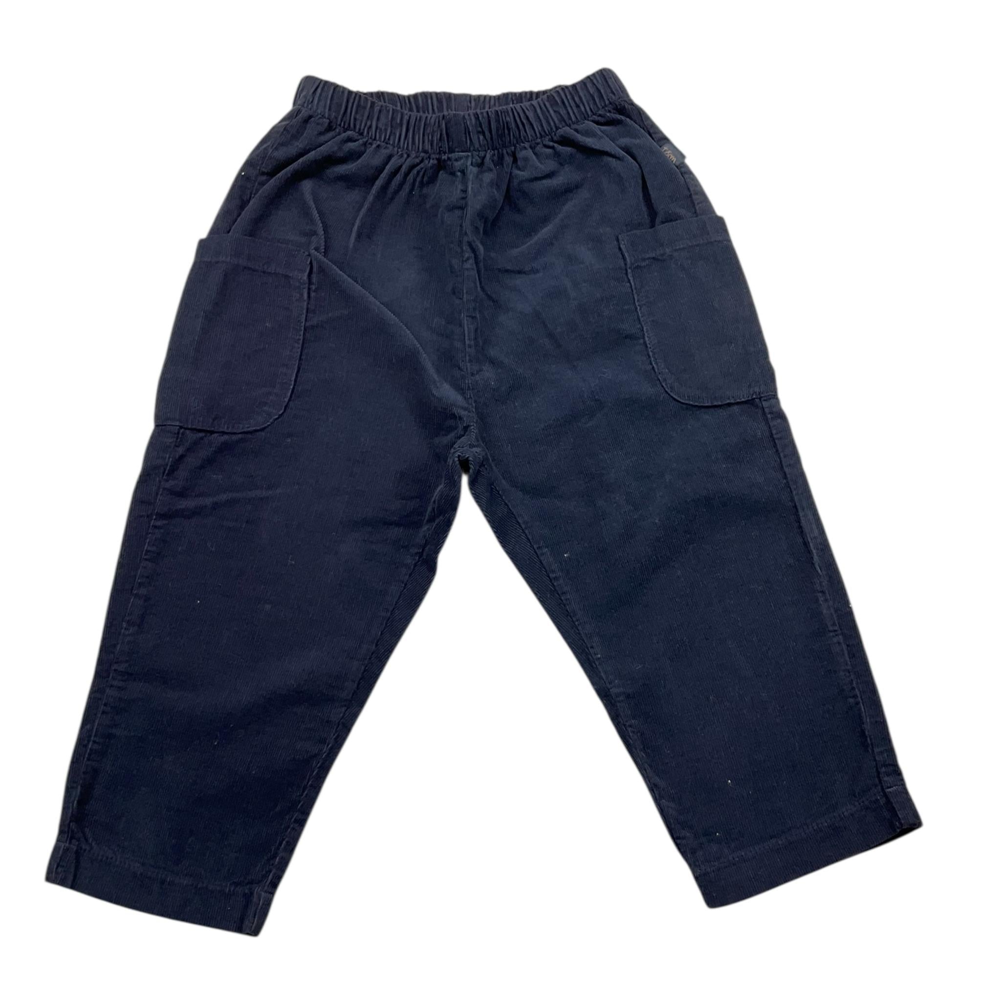 TEDDY E MINOU pantalone tinta unita con elastico in vita Blu per Neonato I23PT010V6014 BLU TEDDY E MINOU 