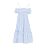 Philosophy Abito Tinta Unita Fantasia A Righe per Bambina I1E912 AZZURRO PHILOSOPHY 
