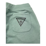 Guess Bermuda Tinta Unita con Logo per Bambino N93Q18KAUG0X VERDE GUESS 