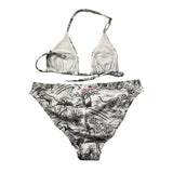 Plein Sport Swim Costume 2 Pezzi Triangolo-Mutandina per Bambina SEAC BIANCO/NERO PLEIN SPORT SWIM 