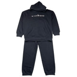 JOHN RICHMOND completo 2 pezzi felpa-pantalone tinta unita Nero per Bambino RBA25007CF NERO JOHN RICHMOND 