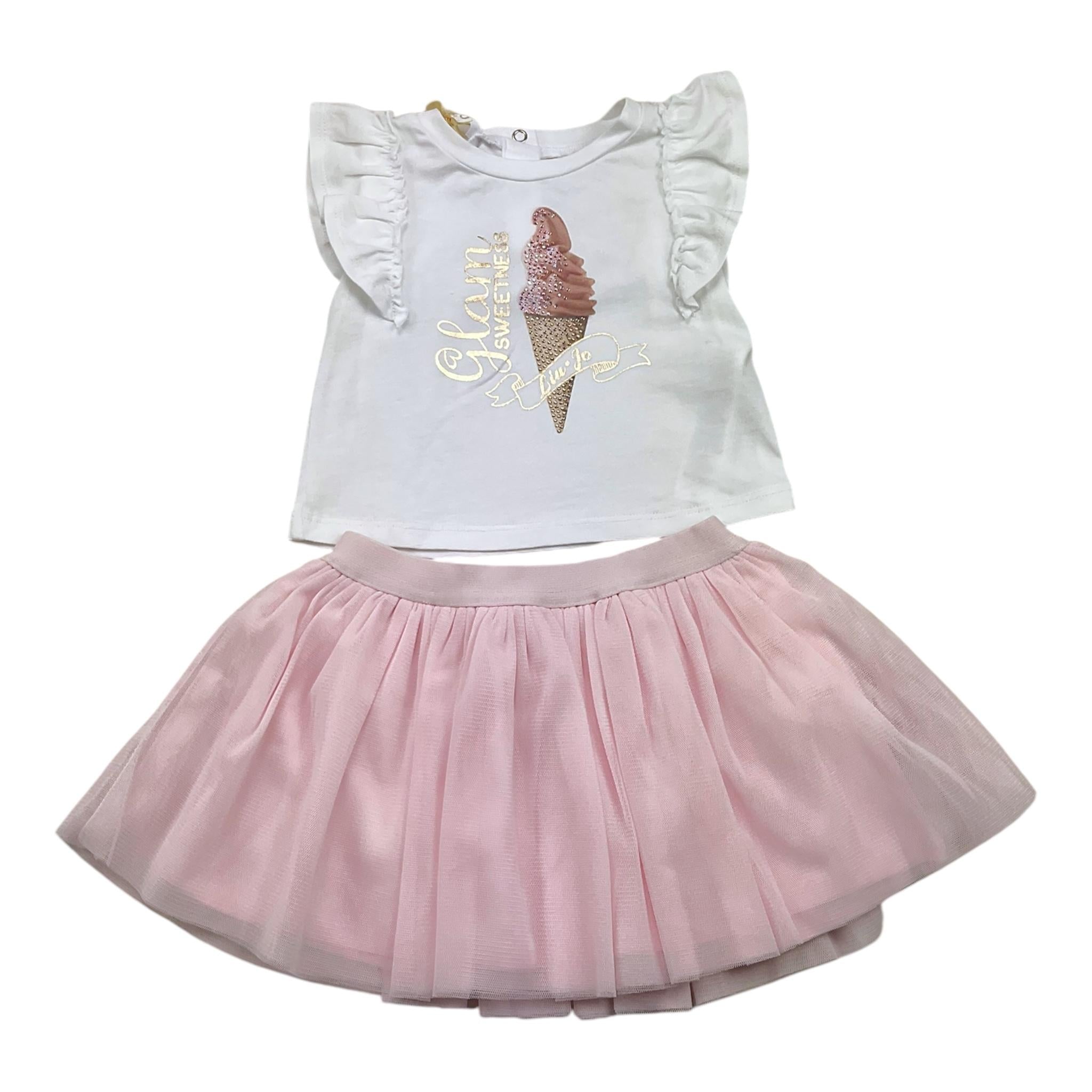 LIU JO HA1085BIANCO/ROSA