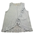 Zhoe & Tobiah Camicia Giromanica Fantasia A Righe per Bambina STP1F BIANCO/AZZURRO ZHOE & TOBIAH 
