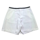 Vicolo Short Tinta Unita Con Profili In Contrasto Panna Per Bambina