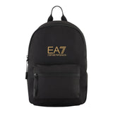 EMPORIO ARMANI zaino tinta unita con logo Nero/oro per Bambino 245037 NERO/ORO EMPORIO ARMANI 
