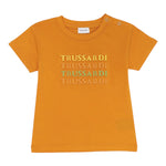 Trussardi T-Shirt tinta unita con Stampa Arancione per Neonato TIP25022TS ARANCIONE TRUSSARDI 