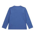 GUESS shirt girocollo tinta unita con stampa Blu per Bambino N4YI30K8HM4JXX BLU GUESS 