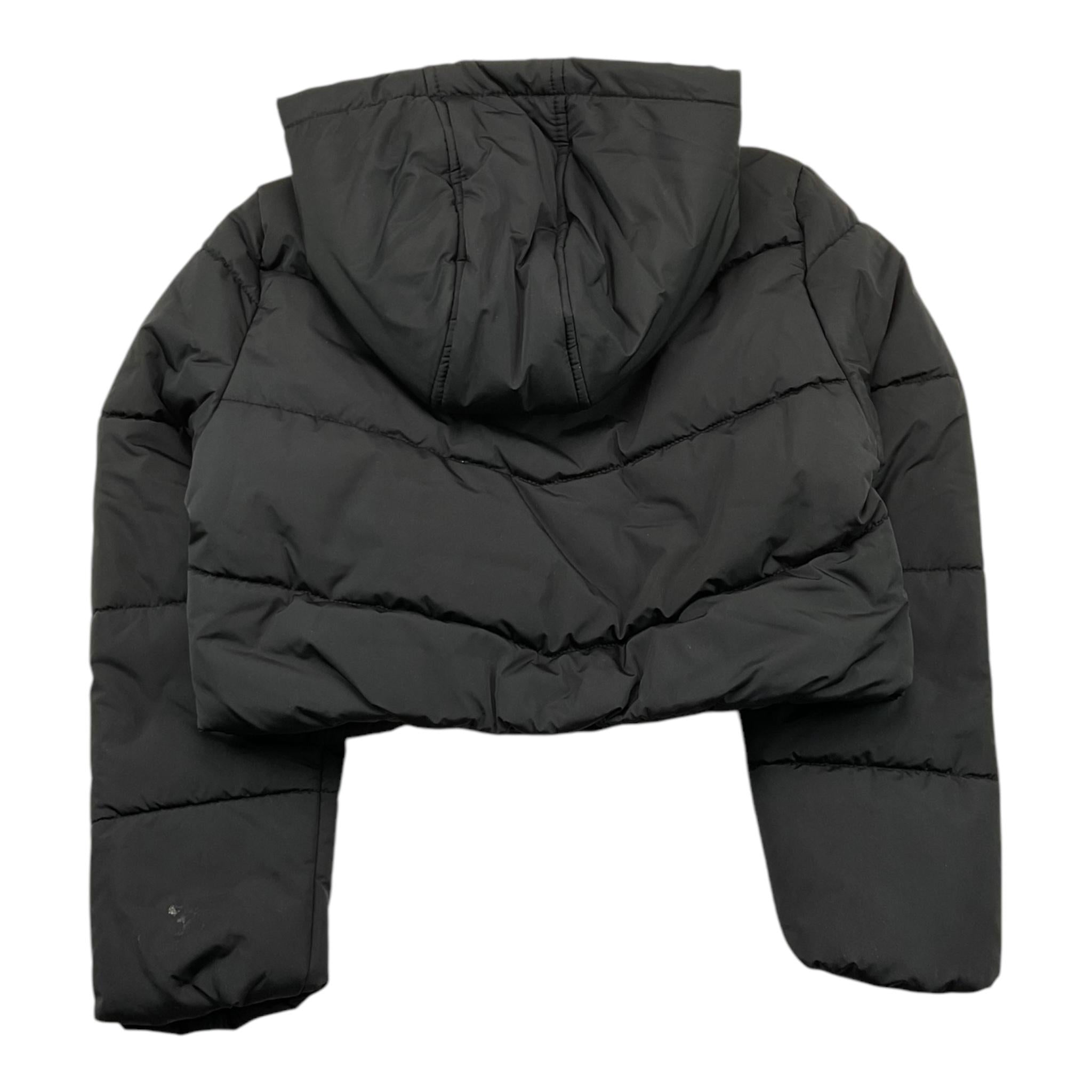 VANS giubbino tinta unita modello crop con cappuccio Nero per Bambina VN000J7GBLK NERO VANS 