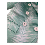 Just Cavalli Completo 2 Pezzi Giacca-Pantalone Tinta Unita per Bambina JGP26142JP VERDE ACQUA JUST CAVALLI 