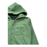 John Richmond Felpa con Zip E Cappuccio Tinta Unita con Logo per Neonato RIP26004FE VERDE JOHN RICHMOND 