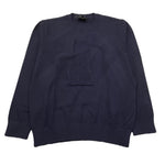 Emporio Armani Maglia Girocollo Tinta Unita con Logo per Bambino 6R4M66 BLU EMPORIO ARMANI 