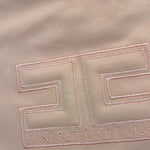 Elisabetta Franchi Bavetta Tinta Unita Logata per Neonata ENBA045 ROSA ELISABETTA FRANCHI 