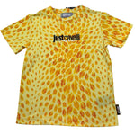 Just Cavalli T-Shirt Girocollo Stampa Fantasia per Bambina JGP26045TS GIALLO JUST CAVALLI 