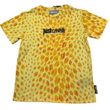 Just Cavalli T-Shirt Girocollo Stampa Fantasia per Bambina JGP26045TS GIALLO JUST CAVALLI 