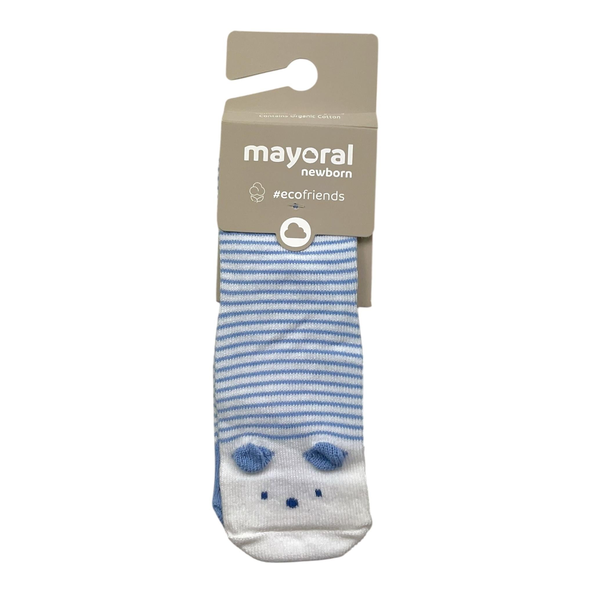 MAYORAL calzini tinta unita con fantasia Azzurro per Neonato 9472M AZZURRO MAYORAL 