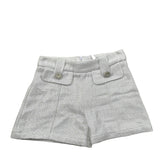 Fun & Fun Short Tinta Unita con Girovita Regolabile per Bambina FNCBSO01032 ARGENTO FUN & FUN 